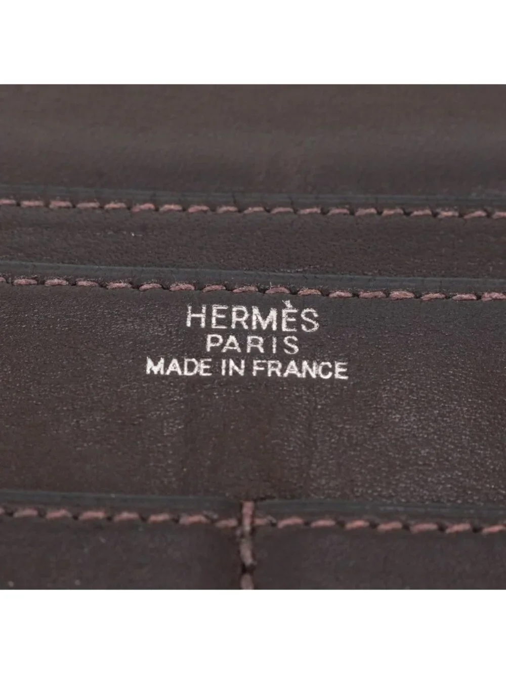 Hermes Dogon GM Leather Wallet Bifold Brown